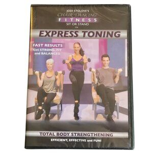 Jodi Stoloves Chair Dancing Fitness Express Toning DVD Total Body Strengthening